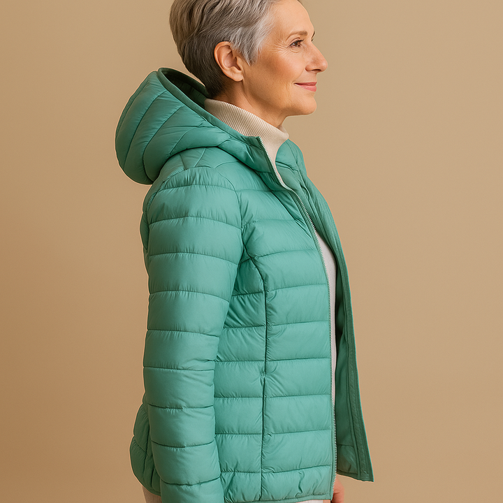 Ruth & Eleanor™ | Hooded Puffer Jacket - Light Blue