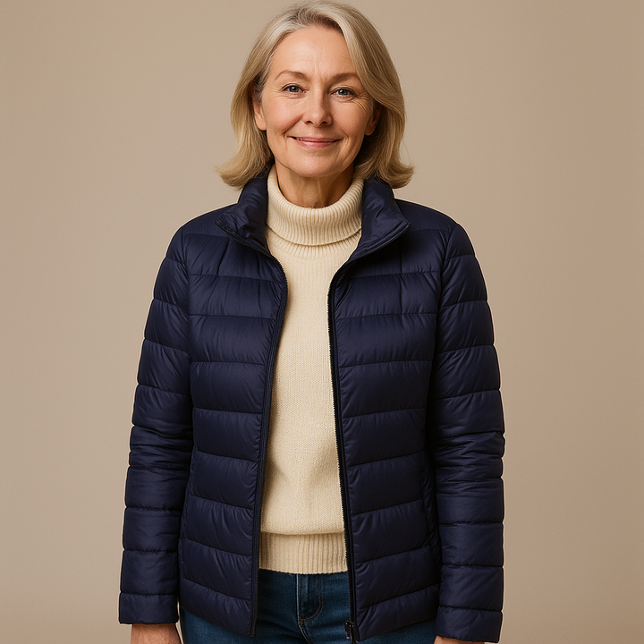 Ruth & Eleanor | Puffer Jacket - Dark Blue
