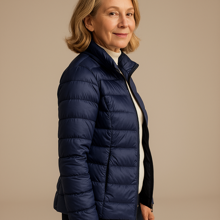 Ruth & Eleanor | Puffer Jacket - Dark Blue