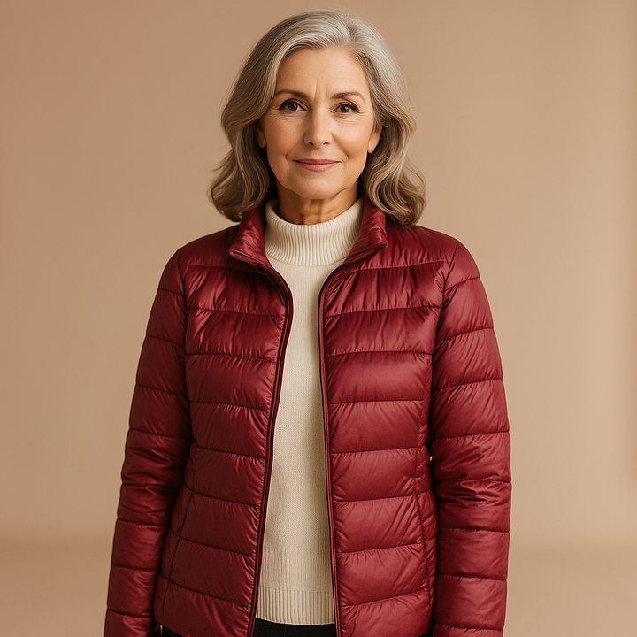 Ruth & Eleanor™ | Puffer Jacket - Burgundy