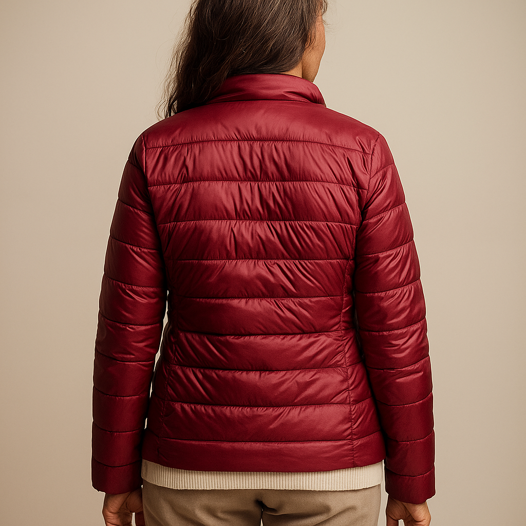 Ruth & Eleanor™ | Puffer Jacket - Burgundy