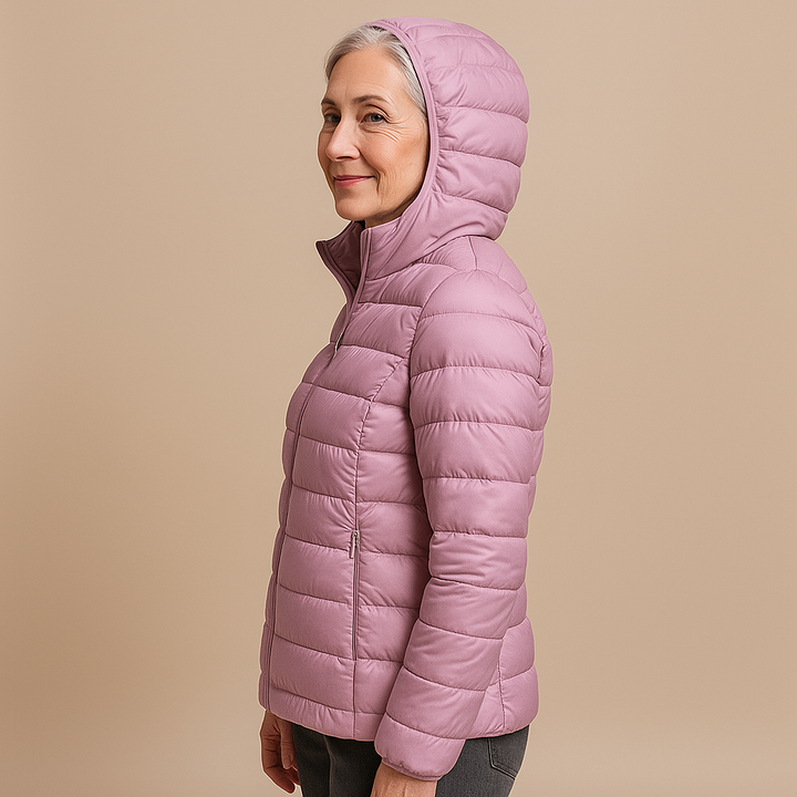 Ruth & Eleanor™ | Hooded Puffer Jacket - light purple