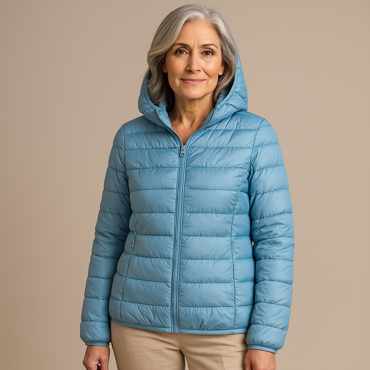 Ruth & Eleanor™ | Hooded Puffer Jacket - Heavenly Blue
