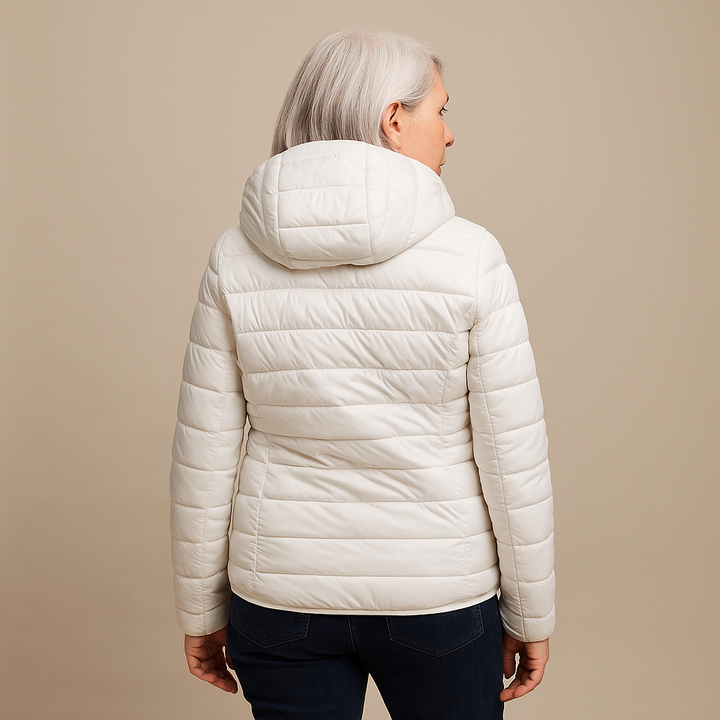Ruth & Eleanor™ | Hooded Puffer Jacket - White