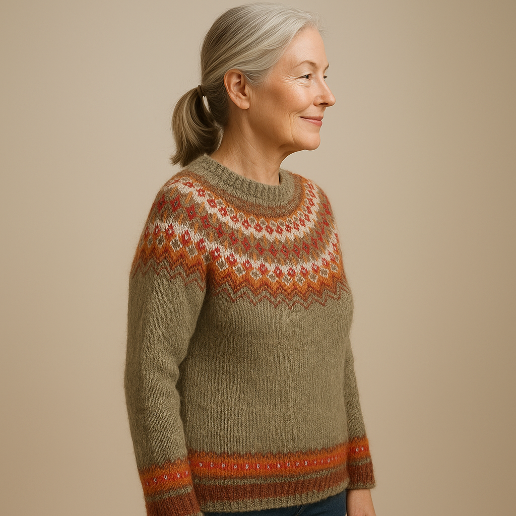 Ruth & Eleanor™ | Vintage Icelandic knitted Sweater