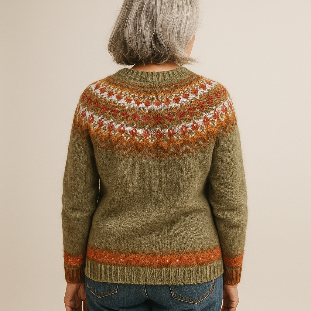 Ruth & Eleanor™ | Vintage Icelandic knitted Sweater