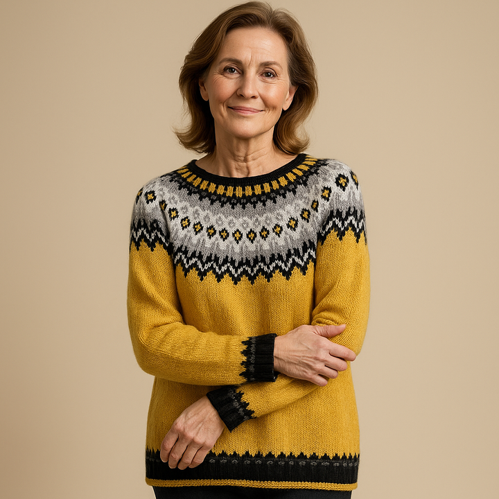 Ruth & Eleanor™ | Women Jacquard Sweater