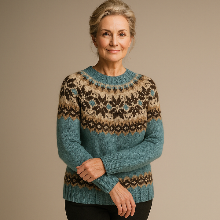 Ruth & Eleanor™ | Vintage Icelandic knitted sweater