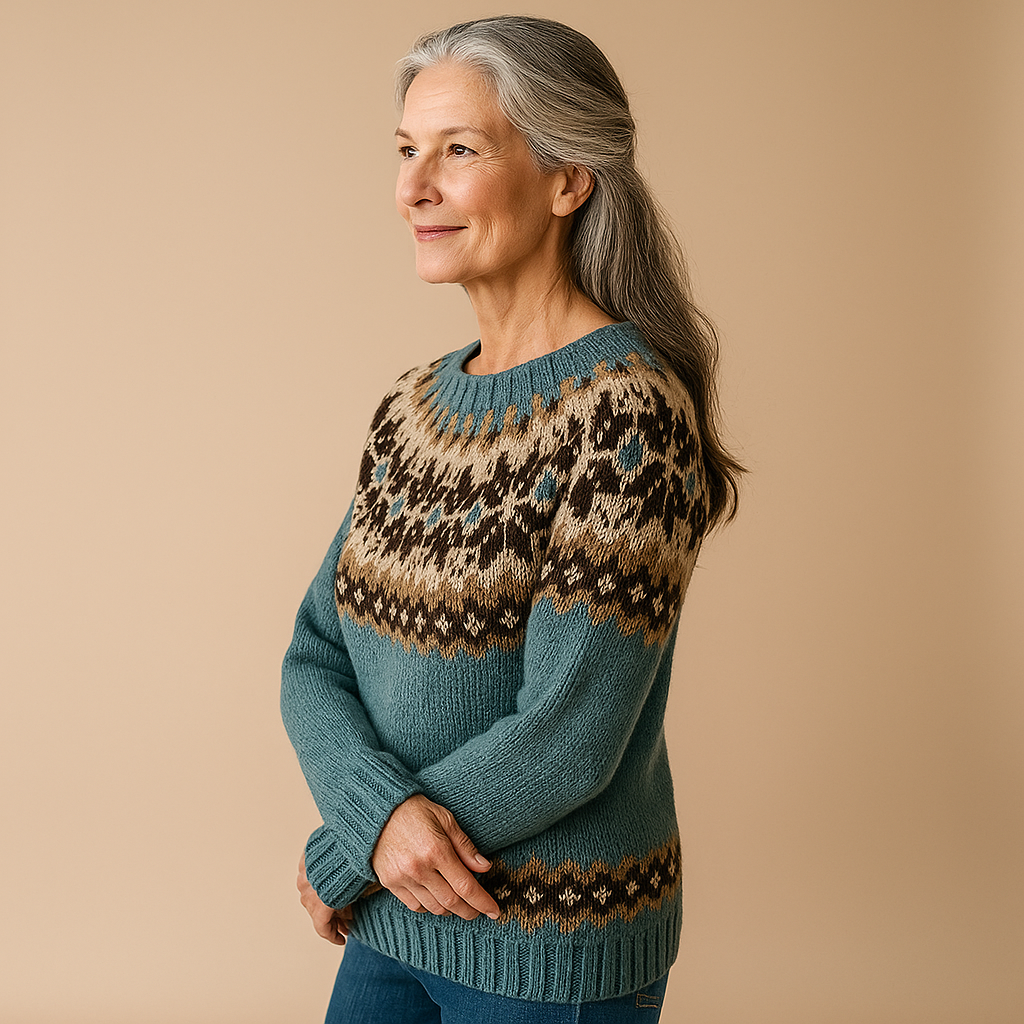 Ruth & Eleanor™ | Vintage Icelandic knitted sweater
