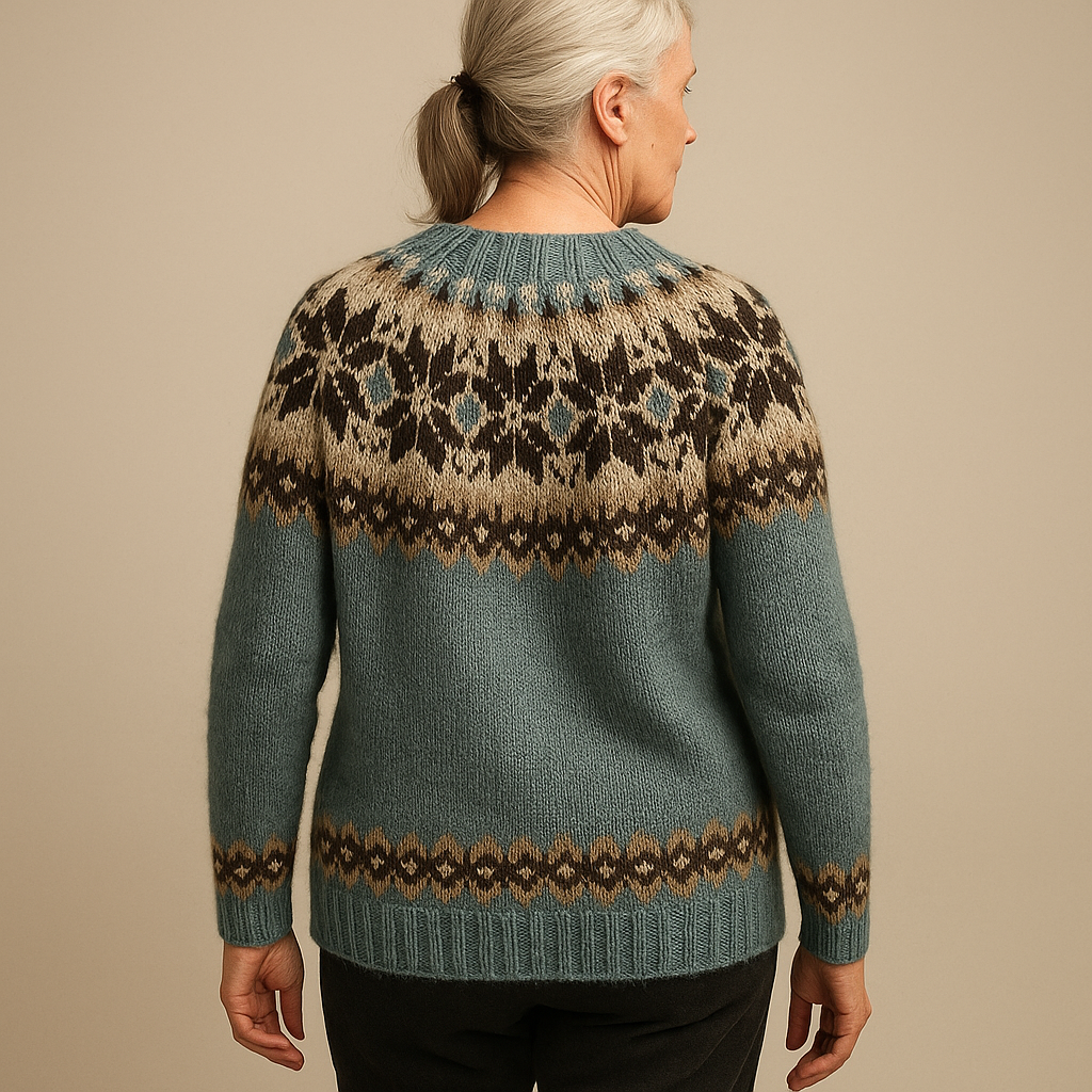 Ruth & Eleanor™ | Vintage Icelandic knitted sweater