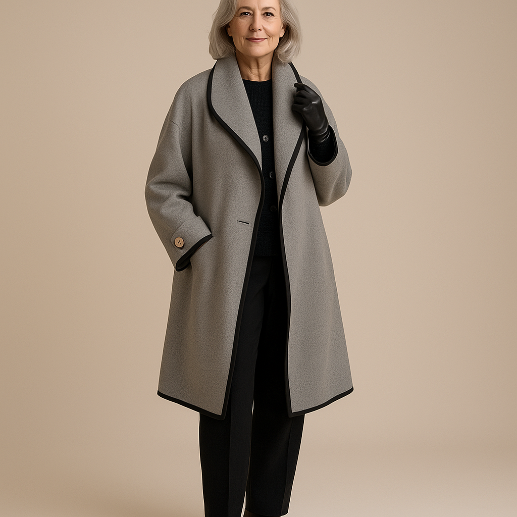 Ruth & Eleanor™ | Elegant truffle coat