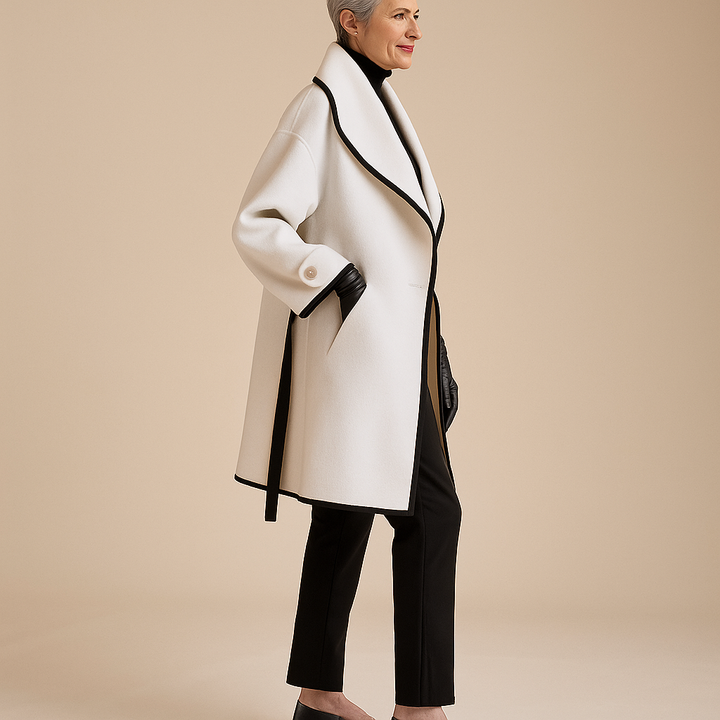 Ruth & Eleanor™ | Elegant truffle coat