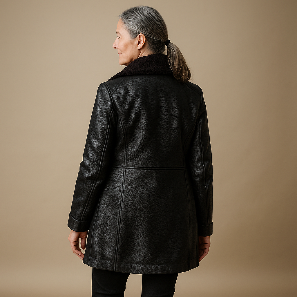 Ruth & Eleanor™ | Luxurious Leather Trench Coat