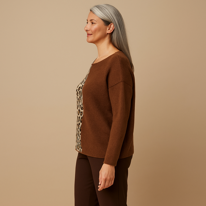 Ruth & Eleanor™ | Wild Harmony Knit Sweater