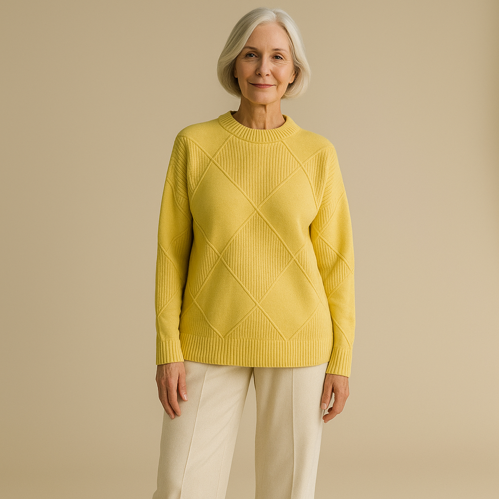 Ruth & Eleanor™ | Quilted Comfort Turtleneck Sweater