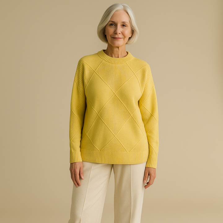 Ruth & Eleanor™ | Quilted Comfort Turtleneck Sweater