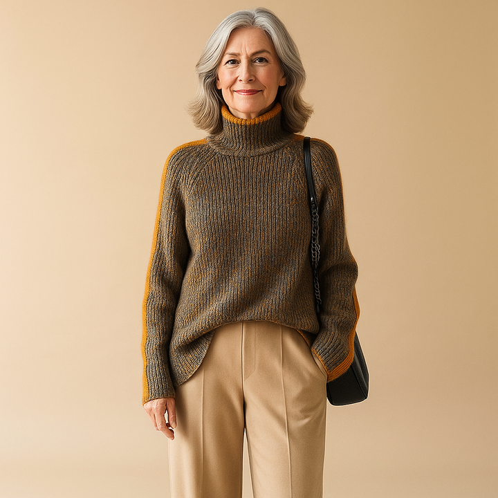 Ruth & Eleanor™ | Autumn Harmony Turtleneck Sweater