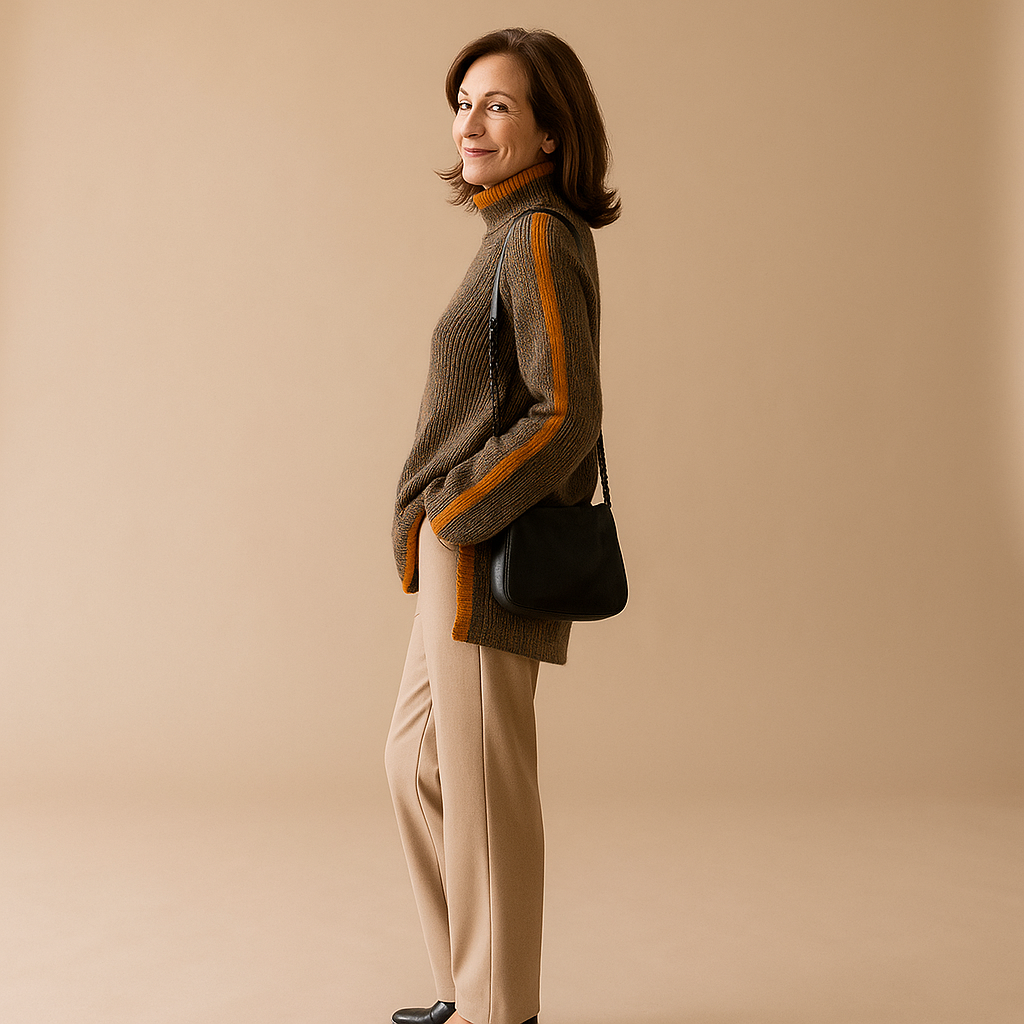 Ruth & Eleanor™ | Autumn Harmony Turtleneck Sweater