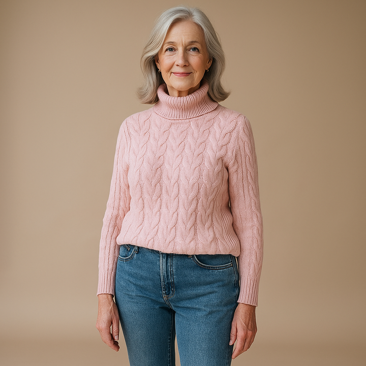 Ruth & Eleanor™ | Cozy Cable Turtleneck Sweater