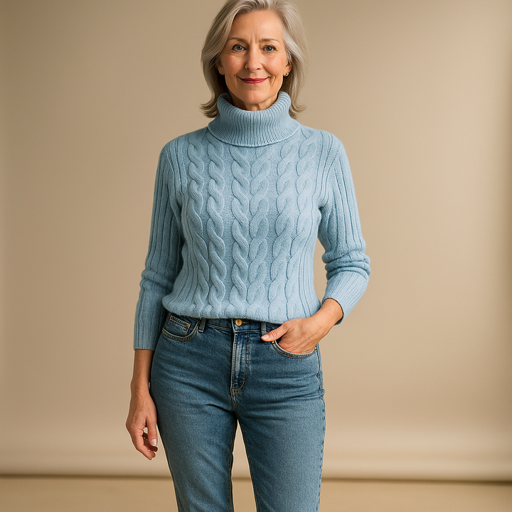 Ruth & Eleanor™ | Cozy Cable Turtleneck Sweater