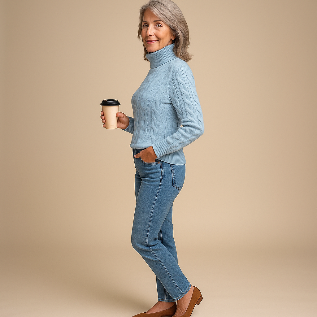 Ruth & Eleanor™ | Cozy Cable Turtleneck Sweater