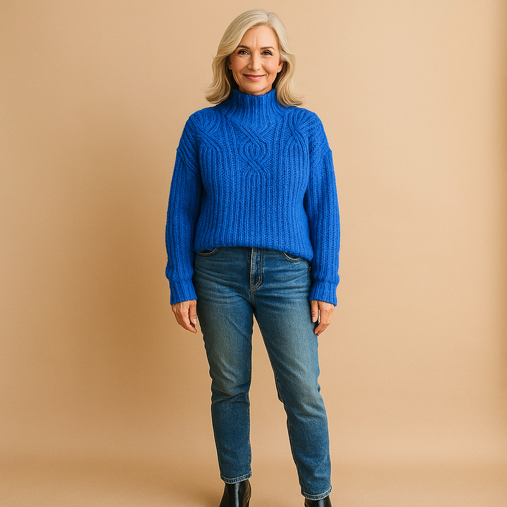 Ruth & Eleanor™ | Classic Cable Knit Sweater
