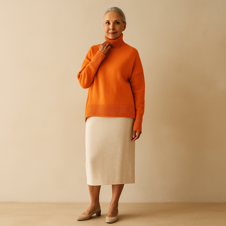 Ruth & Eleanor™ | Soft Sky Turtleneck Sweater