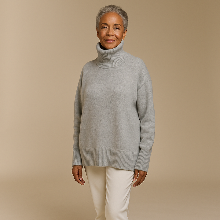 Ruth & Eleanor™ | Soft Sky Turtleneck Sweater