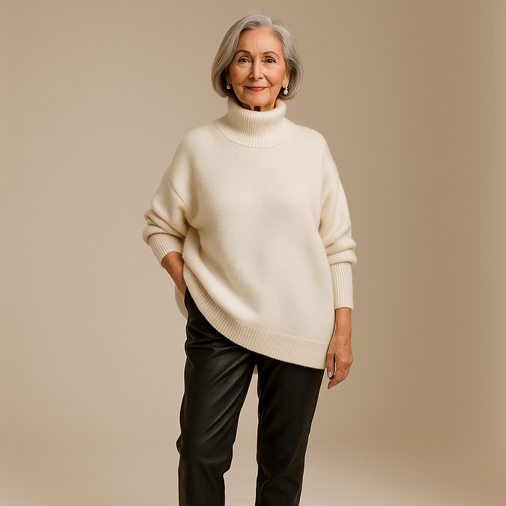 Ruth & Eleanor™ | Soft Sky Turtleneck Sweater