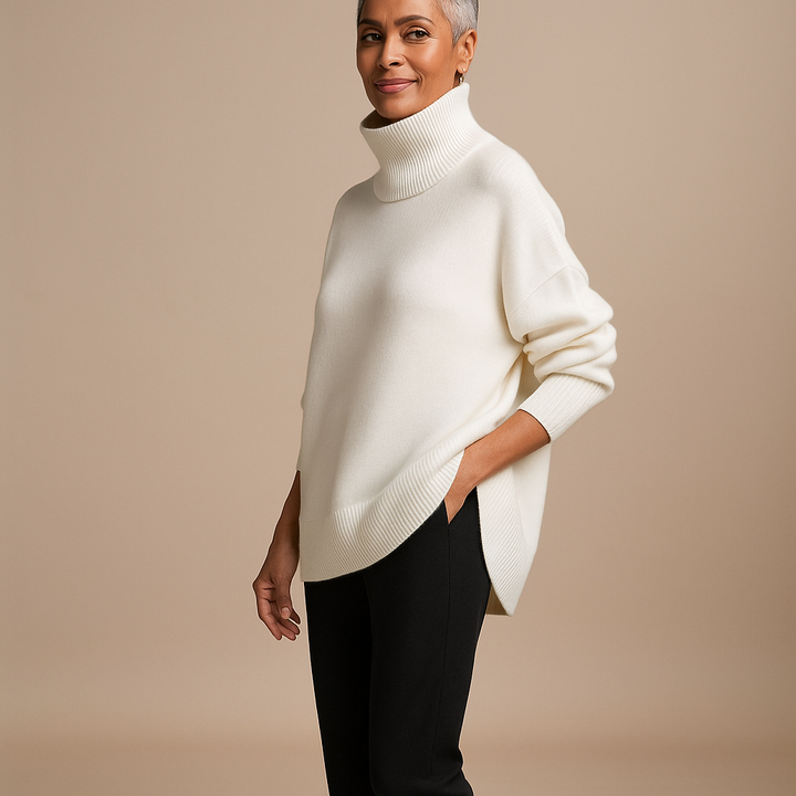 Ruth & Eleanor™ | Soft Sky Turtleneck Sweater