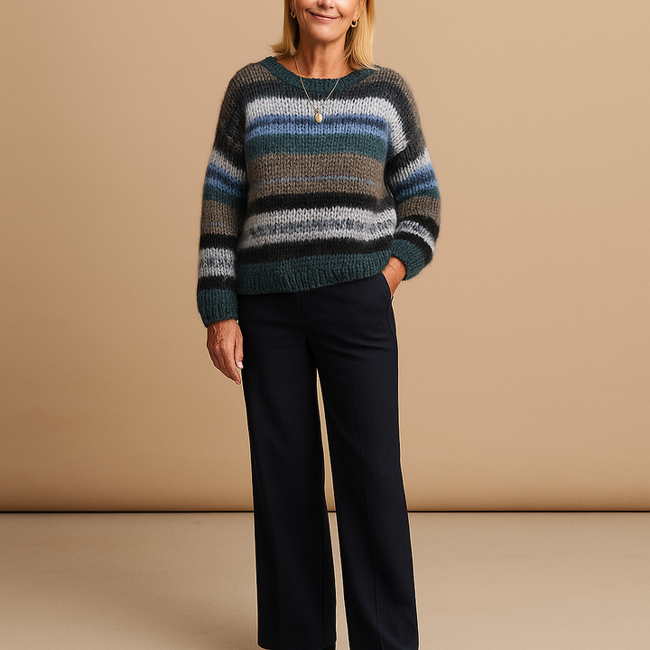 Ruth & Eleanor™ | Stripe Knit Sweater