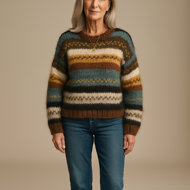 Ruth & Eleanor™ | Stripe Knit Sweater