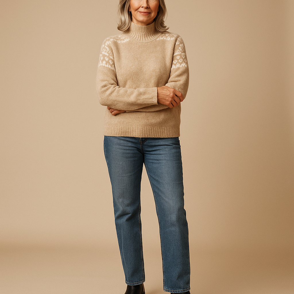 Ruth & Eleanor™ | Classic Nordic Knit Sweater