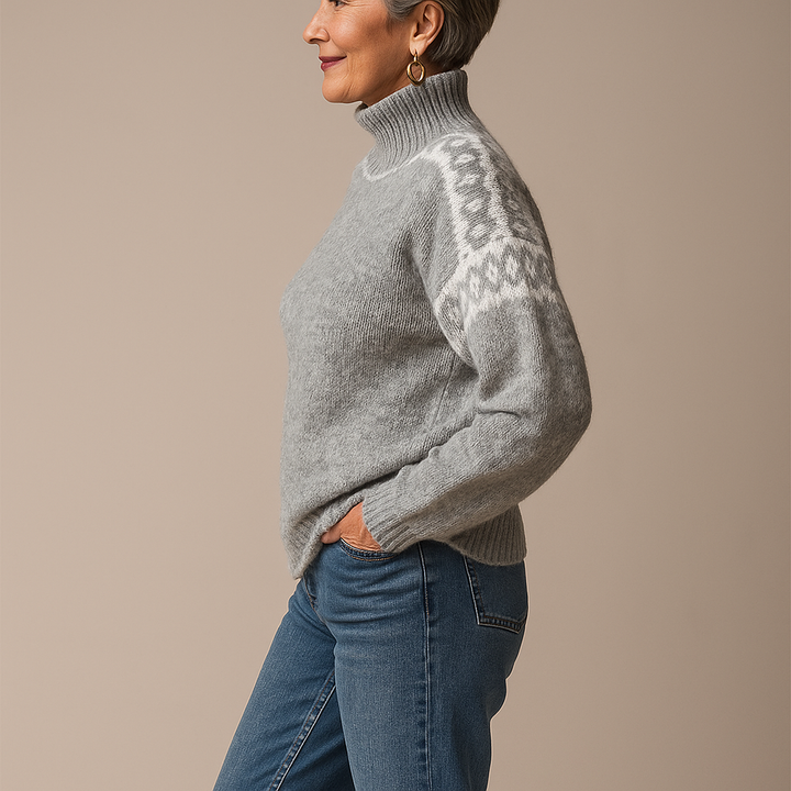 Ruth & Eleanor™ | Classic Nordic Knit Sweater