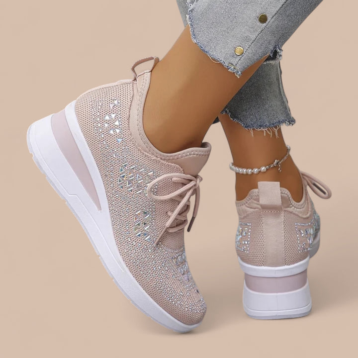 Ruth & Eleanor™ | Olivia – Elegant Sparkling Orthopedic Sneakers