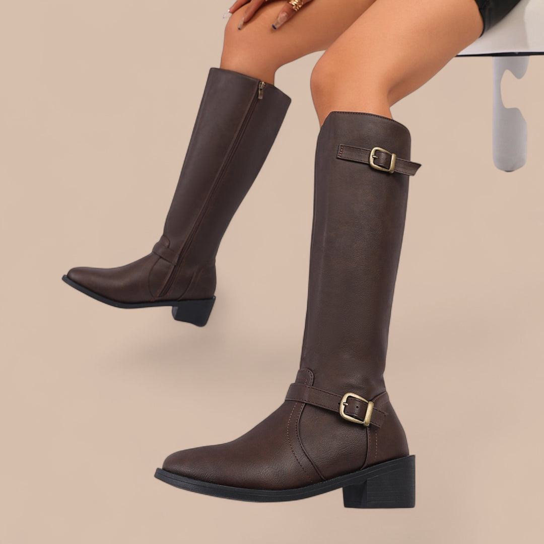 Ruth & Eleanor™ | Elegant Knee-High Boots