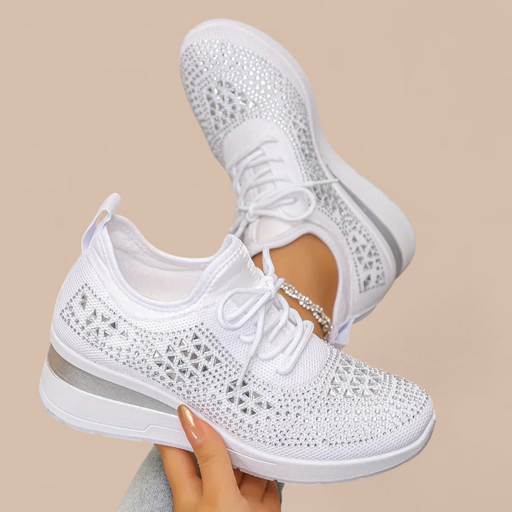 Ruth & Eleanor™ | Olivia – Elegant Sparkling Orthopedic Sneakers