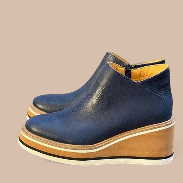 Ruth & Eleanor™ | Casual Wedge Ankle Boots