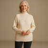 Ruth & Eleanor™ | Quilted Comfort Turtleneck Sweater