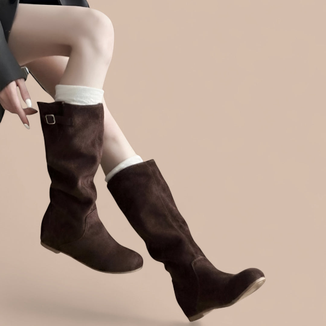Ruth & Eleanor™ | Stylish Suede Knee-High Boots Amanda