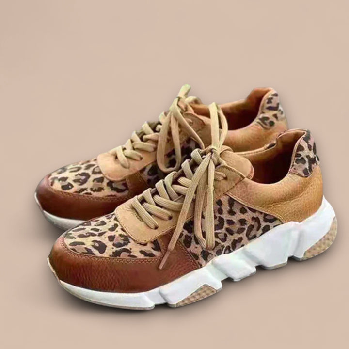 Ruth & Eleanor™ | Comfortable Leopard Sneakers