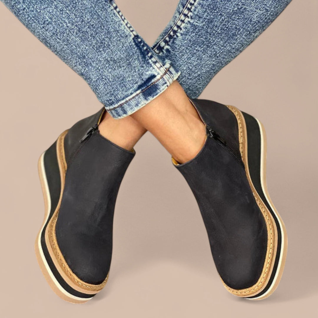 Ruth & Eleanor™ | Casual Wedge Ankle Boots