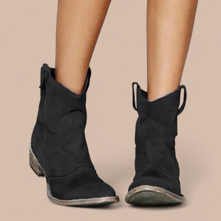 Ruth & Eleanor™ | Vintage Cowboy Ankle Boots