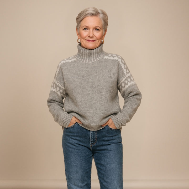 Ruth & Eleanor™ | Classic Nordic Knit Sweater