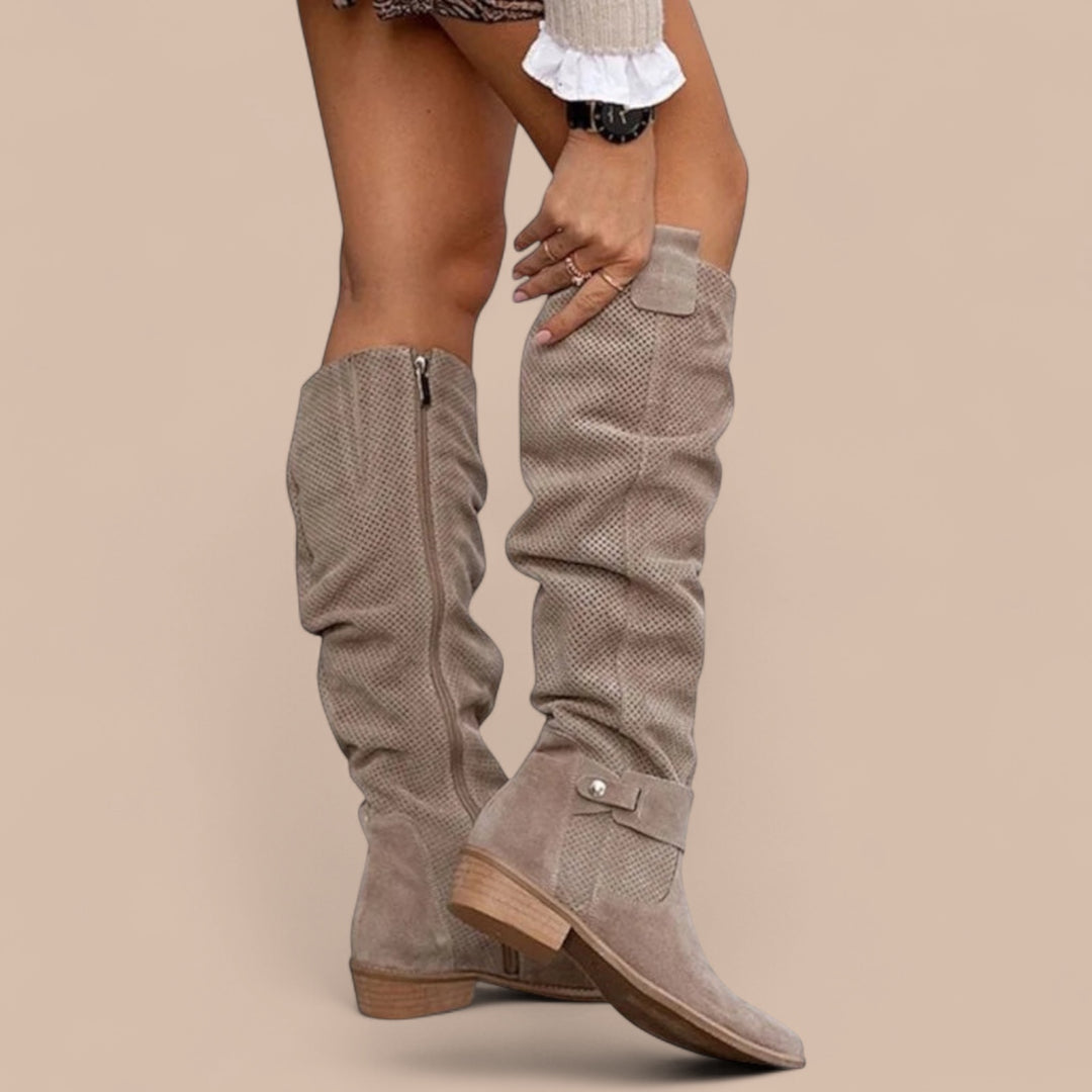 Ruth & Eleanor™ | Stylish High-Knee Boots Sarah