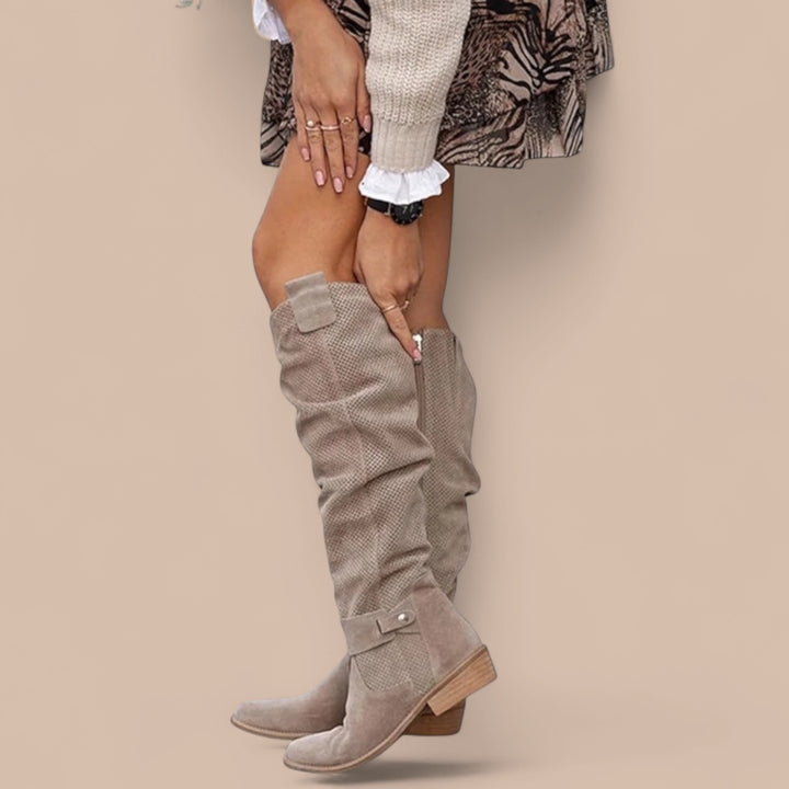 Ruth & Eleanor™ | Stylish High-Knee Boots Sarah