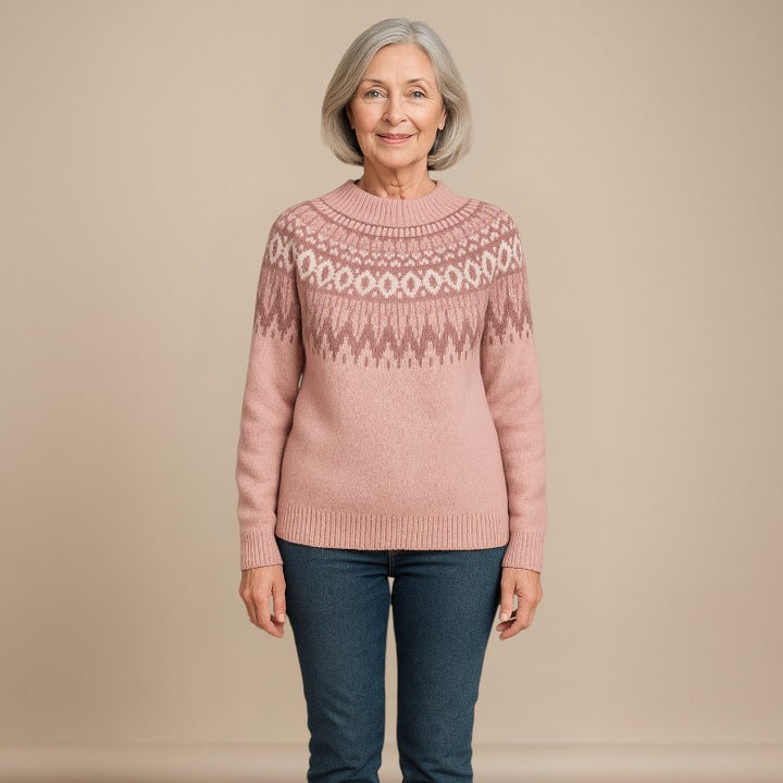 Ruth & Eleanor™ |  Pink Vintage Knitted Sweater