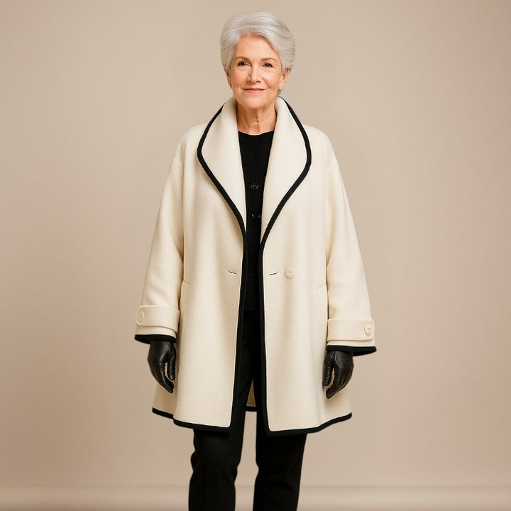 Ruth & Eleanor™ | Elegant truffle coat