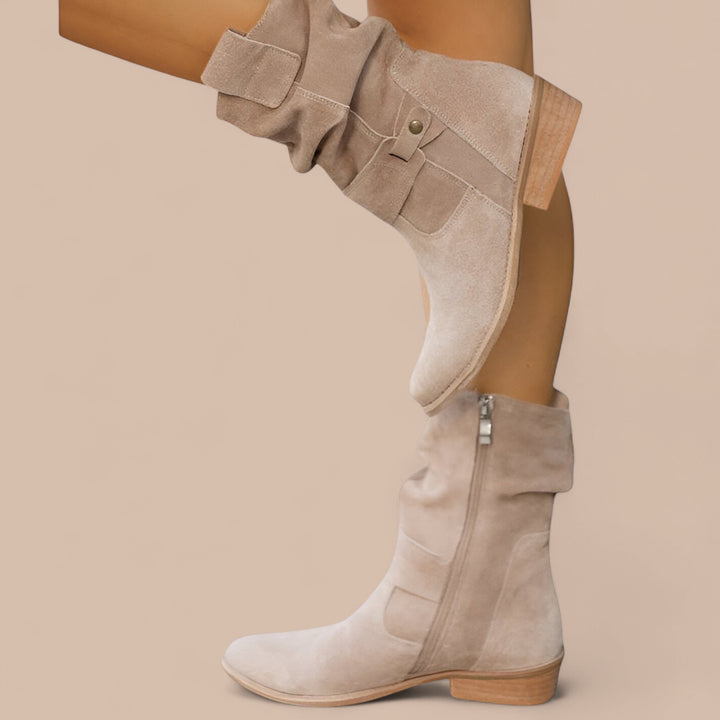 Ruth & Eleanor™ | Loose Suede Ankle Boots Rachel