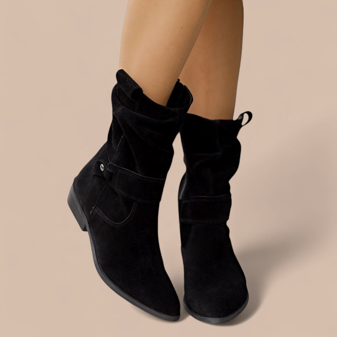 Ruth & Eleanor™ | Loose Suede Ankle Boots Rachel